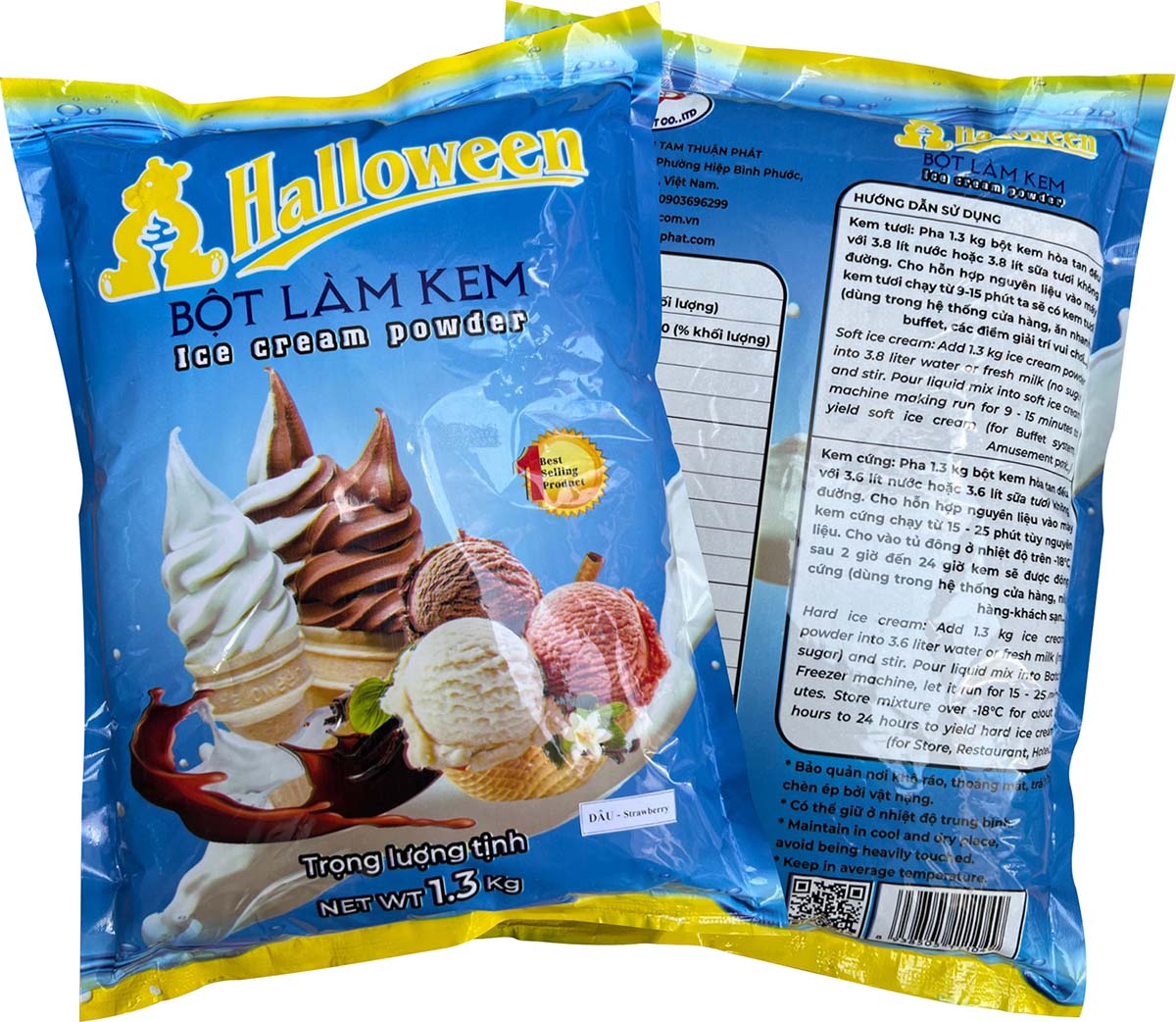Bột làm kem tươi Halloween